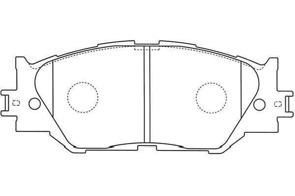 KAVO PARTS Jarrupala, levyjarru BP-9114